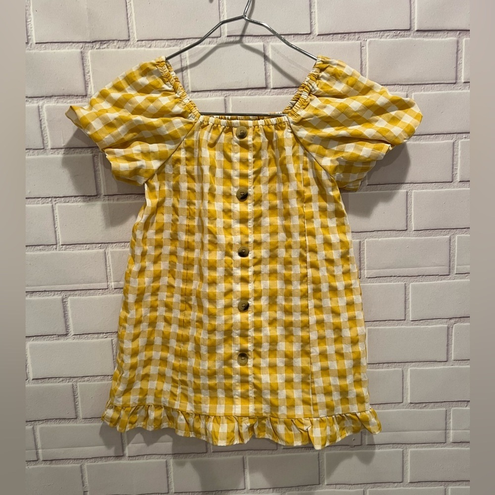 PRIMARK girls summer casual fashion yellow dress /size 2-3 years old